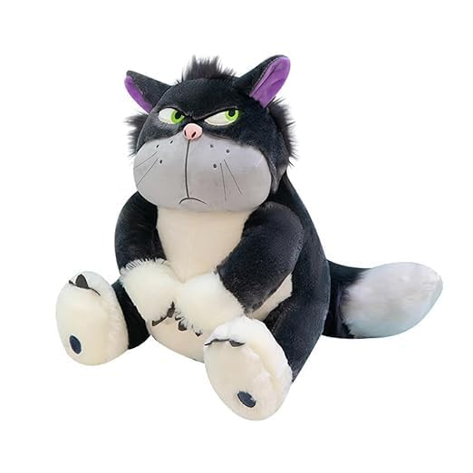 BUY DONT BYE Angry Cat Plush Toy | Stuffed Cartoon Cat Toy for Children | 40cm Soft Plush Animal Toy Birthday Gift for Kids | Lucifer Cat Plush Toy (B0CZDNFLV6) Amazon Price History, Amazon Price Tracker