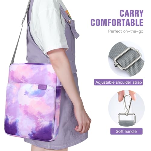 Image of TiMOVO 15 Inch Laptop Sleeve for MacBook Air 15, Pro 14, Watercolor Purple