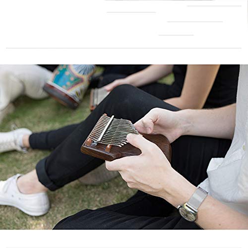 WYKDL Kalimba 17 Touches Thumb Piano avec Study Instruction et Tune Marteau Portable Africain en Bois Finger Piano… - Les Beatles, Paul McCartney, John Lennon, RIngo Starr, George Harrison WYKDL Kalimba 17 Touches Thumb Piano avec Study Instruction et Tune Marteau Portable Africain en Bois Finger Piano… – Image 4