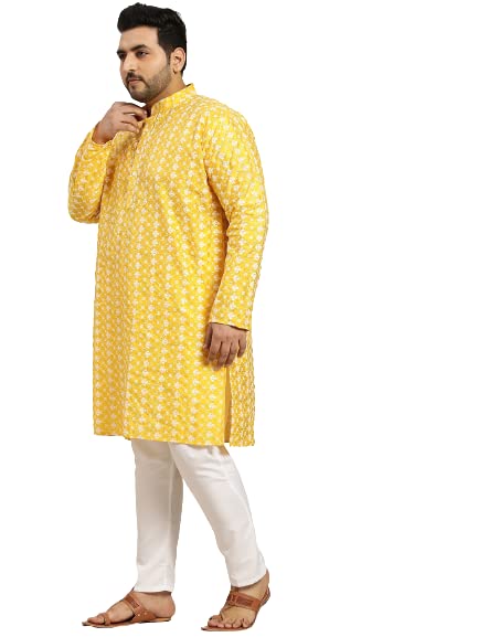 Image of SOJANYA (Since 1958, Men's Silk Blend Grey Kurta Pyjama & Silk Blend Jacket Combo