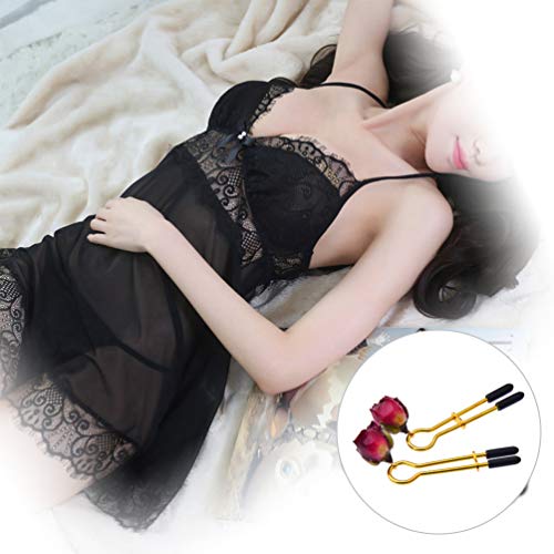 ARTIBETTER 1 par de Clipes de Mamilo Anéis de Mamilo Não Perfurantes Ajustáveis ??Braçadeiras de Mam