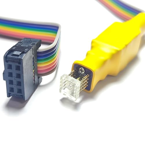 Image of SOP8 Clip150mil SOIC8 IC Test Probe Line for EEPROM 24 25 93 chip Circuit USB Programming for with Xgecu Programmer T76,T56,T48,EZP2019 EZP2023, RT809F,RT809H