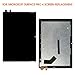 for Microsoft Surface Pro 4 Screen Replacement for Surface Pro 4 1724 LCD Display 2736x1824 12.3 Inch M1010537-003 LCD Digitizer Touch Screen Assembly Repair Parts with Tools
