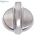 Ultra Durable WB03T10325 Range Metal Knob Replacement Part by Blue Stars - Exact Fit for General Electric Ranges - Replaces 2691864 AP5690210 PS3510510 - Pack of 5