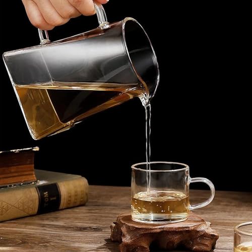 Szklany czajniczek z zaparzaczem do herbaty, przenośny podróżny zestaw do herbaty z torbą podróżną, 750 ml