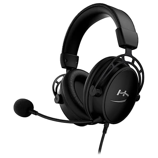 HyperX Cloud Alpha – Fone de ouvido para jogos, para PC, PS4, Xbox One, drivers de câmara dupla, espuma de memória, couro sintético macio, moldura de alumínio durável, microfone destacável com cancelamento de ruído – preto