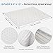 AAwipes Oil Absorbent Pads Garage Accessories Oil Spill Control Oil Absorbing Sheets for Garage, Car, Truck, Motorcycle White 100 Pack 9.8