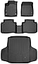 SMARTLINER Custom Fit Floor Mats 2 Rows and Cargo Liner Set Black Compatible with 2018-2022 Honda Accord - All Models