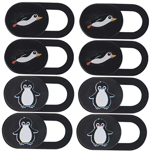 SOLUSTRE 8 Pçs Anti-Peeping Capa De Privacidade Latop Adesivos Pretos Capa De Câmera De Telefone Cap