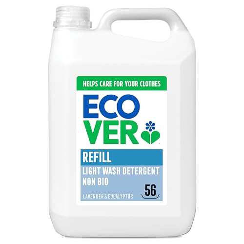 Ecover Non Bio based Laundry Washing Liquid Lavender & Eucalyptus 56 Washes 5L