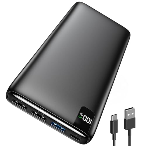 A ADDTOP Power Bank 20000mAh - 22 5W Schnellladefunktion Powerbank mit 4 Ausgängen Externe Handyakkus PD3.0 QC4.0 USB C-EIN/Ausg Klein Tragbares Ladegerät für iPhone Galaxy Tablette etc