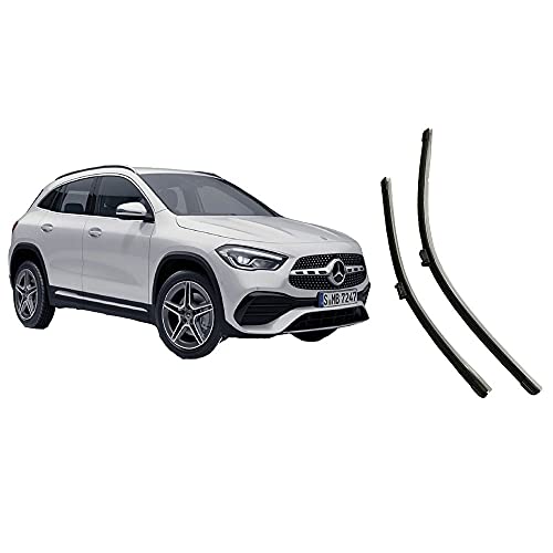 Image of Oshotto Frameless (O.E.M Type) Wiper Blades Compatible with Mercedes Benz GLA New 2021 Onwards (24 inch / 19 inch)
