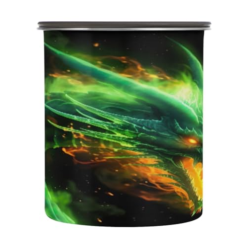 ATTX envase de acero para café 900 ml con tapa hermética