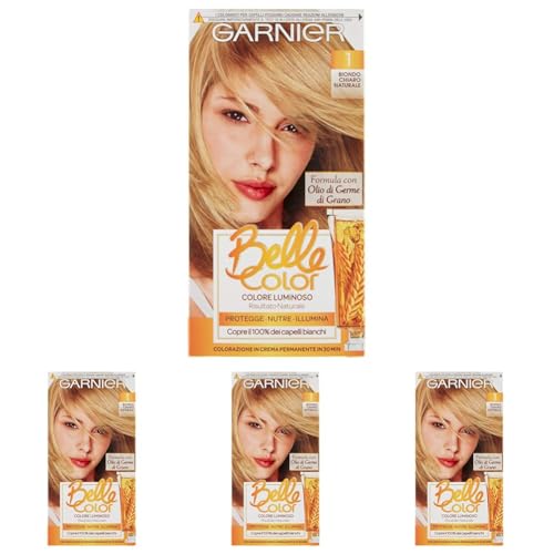 Belle Color Colorazione Permanente 1 Biondo Chiaro Confezione da 4
