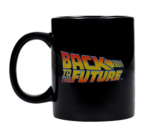 SD Toys Al Futuro Panel Control Cup, Ceramic, Black and Orange, 10x14 x 12 cm