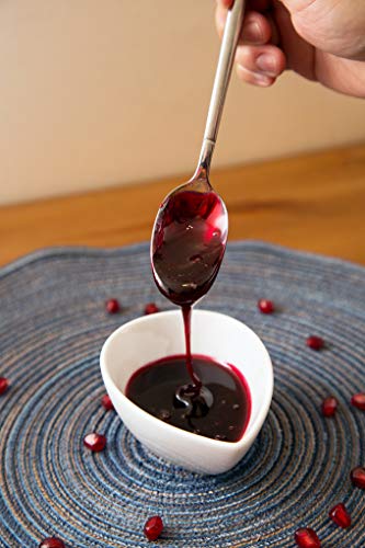ISOP Premium Mulberry & Pomegranate Vegan Salad Dressings Syrup - Natural Molasses - Thick Sauce - Not From Concentrate Food (Pack of 2)