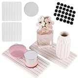 4 Wasserabsorbierende Stein Für Spüle - Wasserabsorbierende Matte 21 X 10 Cm, 10×10cm Untersetzer Wasserabsorbierende Steine für Häuser und Küchen Badezimmer Arbeitsplatte, Desktop wasserdichte Platte