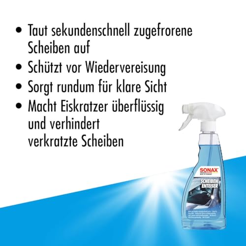 Scheibenenteiser von SONAX (500 ml) für schnelle Eisfreiheit
