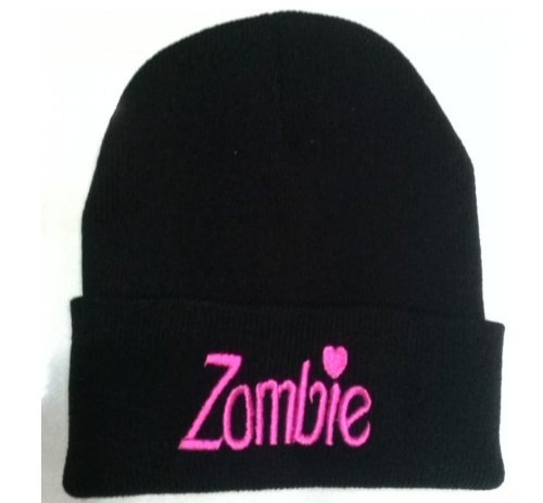 Zombie Hip Hop Parody Black unisex knitting beanie hat