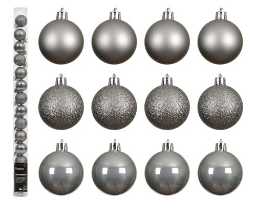 Kaemingk Weihnachtskugeln Kunststoff 3cm 14er Set - klein &...