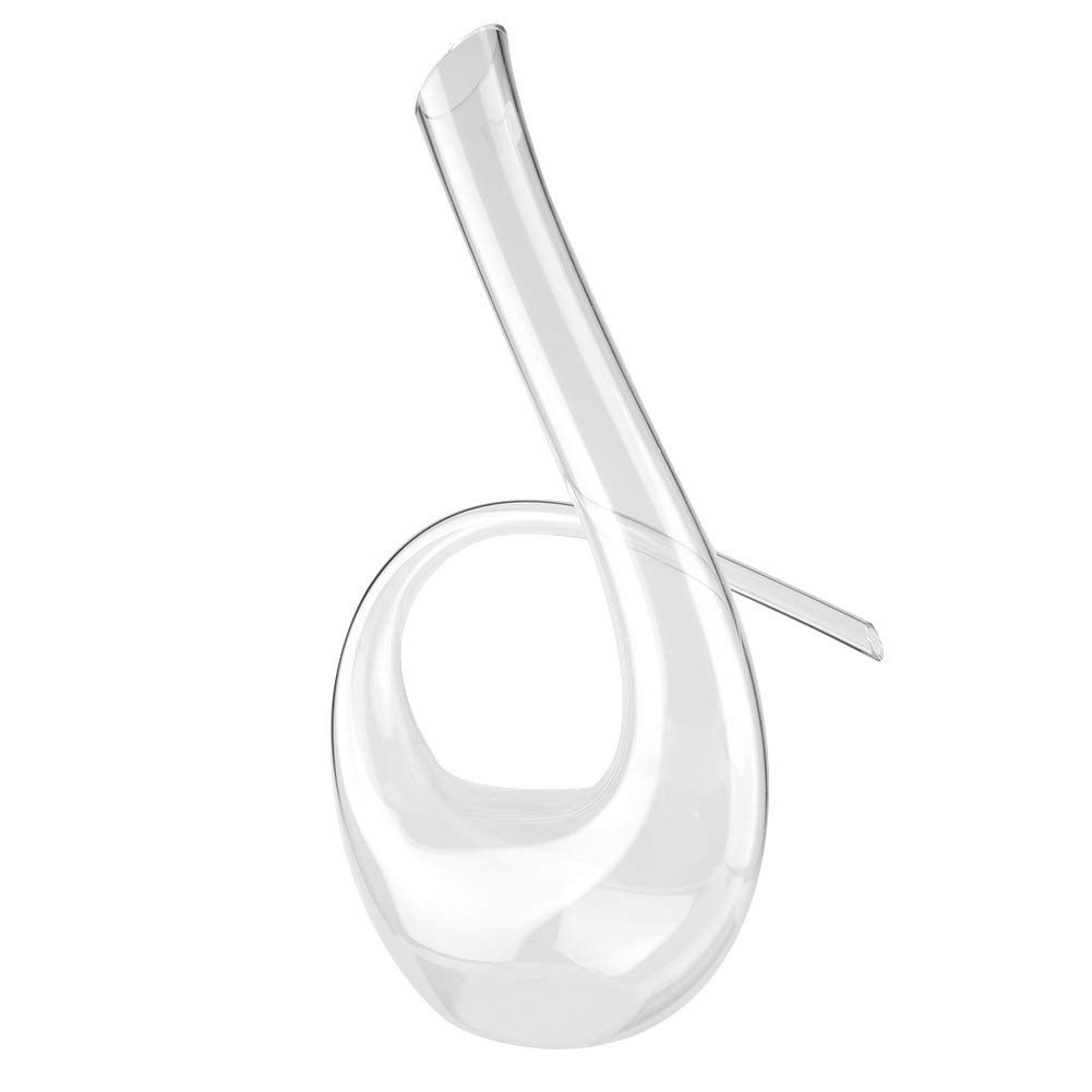 Bec verseur en verre cristal fait à la main en forme de 6 - 1500 ml