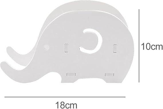 Elephant Shaped Wood Pencil Holder for Office Desk Organizer and Accessories, Table Decor Paint Brushes Makeup Brush Crayon Organizer