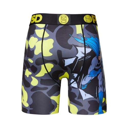 PSD Men's Batman Camo Boxer Briefs, Multi, L3