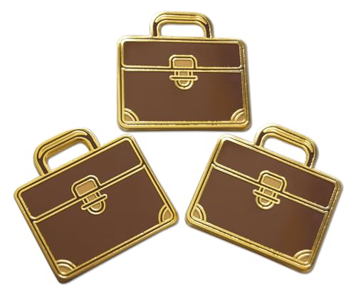 Image of Novel Merk Lawyer & Judge - Icons Lapel Pin, Hat Pin & Tie Tack Set - with Clutch Back