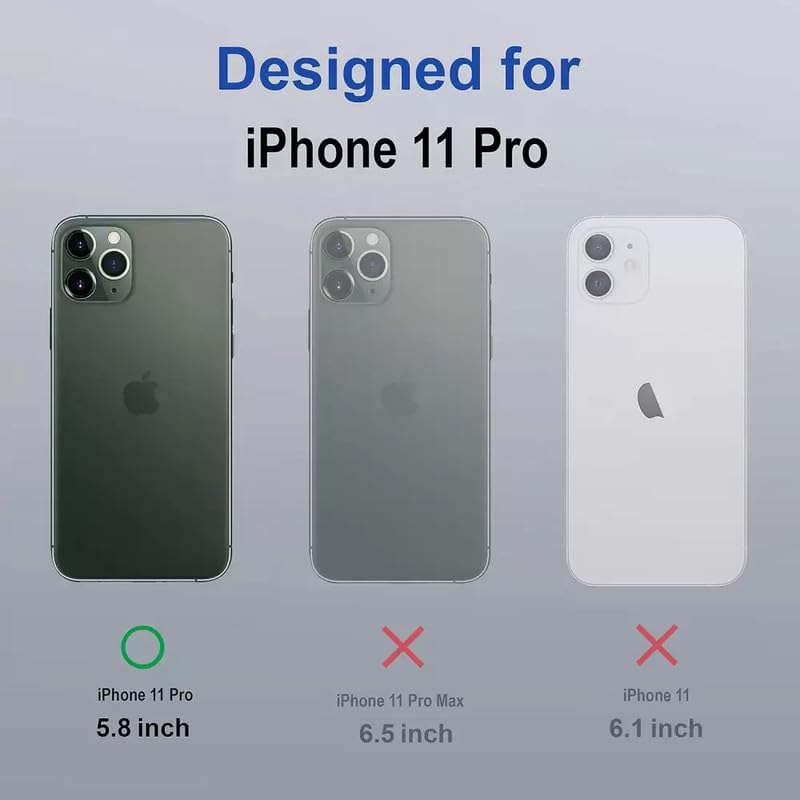 Image of Back Case Cover Compatible for iPhone 11 Pro | Pack of 2 Combo Black & Brown Case | Cute Fun Cartoon 3D Ball Coffee Silicone Case | Body Protection | Camera Protection | Shock Proof