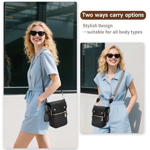Image of Small Crossbody Bags for Women, Cell Phone Wallet Purses with Card Slots and Adjustable Strap for Travel Casual