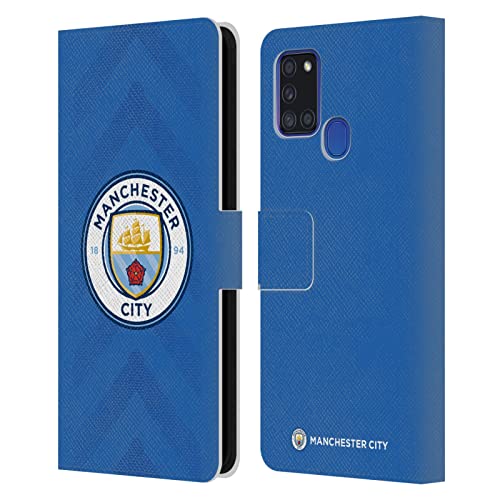 Protégez votre Samsung Galaxy A21s avec l'étui portefeuille Manchester City contre les rayures