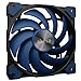 Akasa Alucia SC14, 140mm Premium PWM Gehäuselüfter, blau Lüfter für PC, CPU Kühler und Radiator, hoher Luftstorm Ventilator, bis zu 1800RPM und 84.3 CFM, mit Anti-vibration Pads, AK-FN118