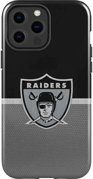 Skinit Impact Phone Case Compatible with iPhone 14 Pro Max - Officially Licensed NFL Las Vegas Raiders Double Vision Design