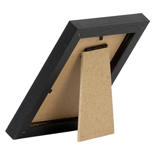 Image of JCJMY 3x4 Picture Frame Black for Tabletop or Wall, 3 x 4 Wall Gallery Poster Photo Frame with Shatter Resistant Plexiglass, Black