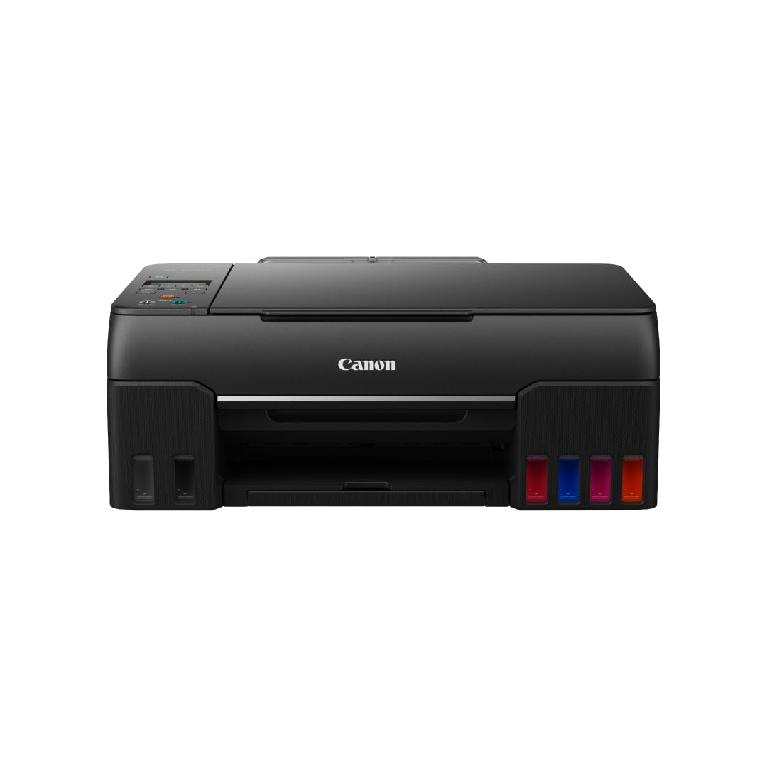 CanonPIXMA G640 Wireless 3-in-1 Refillable MegaTank Inkjet Photo Printer, High volume, high standards, low costs, Black