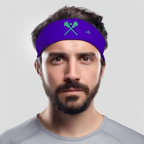 Image of Duwoni Sports Headbands for Men, Moisture Wicking Workout Headband, Sweatband Headbands for Running,Cycling,Football,Yoga,Tennis,Hiking,Hairband for Women and Men