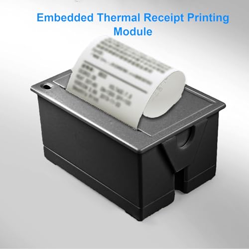 Image of Serial Port Printer Module with 58mm Print Width, 203dpi, BT, USB, TTL, RS232 Connectivity, 58mm Embedded Thermal Printer for POS Systems
