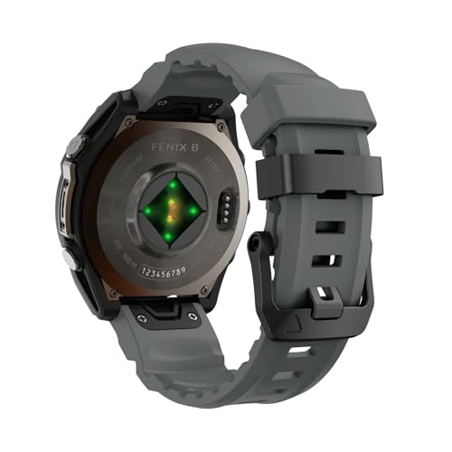 [�����ȓX] �ɓK��Garmin Fenix 8 E 7 7X Pro 6 6X 5 5X/Epix/Instinct/Forerunner 970 QuickFit 22mm 26mm �E�H�b�`�X�g���b�v �u���X���b�g�p�X�|�[�c�V���R���o���h(Dark 