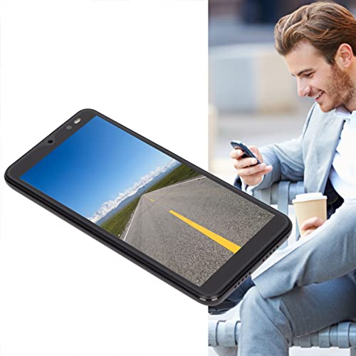 Ashata 5.45 Inch Smartphone,M12 Ultra 854X480 Hd Smartphone Ram 512Mb Rom 4Gb 1500Mah Dual Sim Dual Standby,5.45 Inch Hd Full Fit Curved Screen Smart Phone(Black) #TOP4