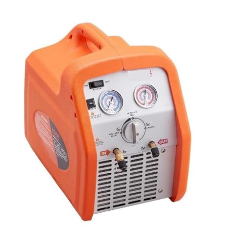 Máquina portátil de recuperación de refrigerante – 120 V CA para una extracción eficiente de refrigerante líquido, perfecta para mantenimiento y reparación de HVAC