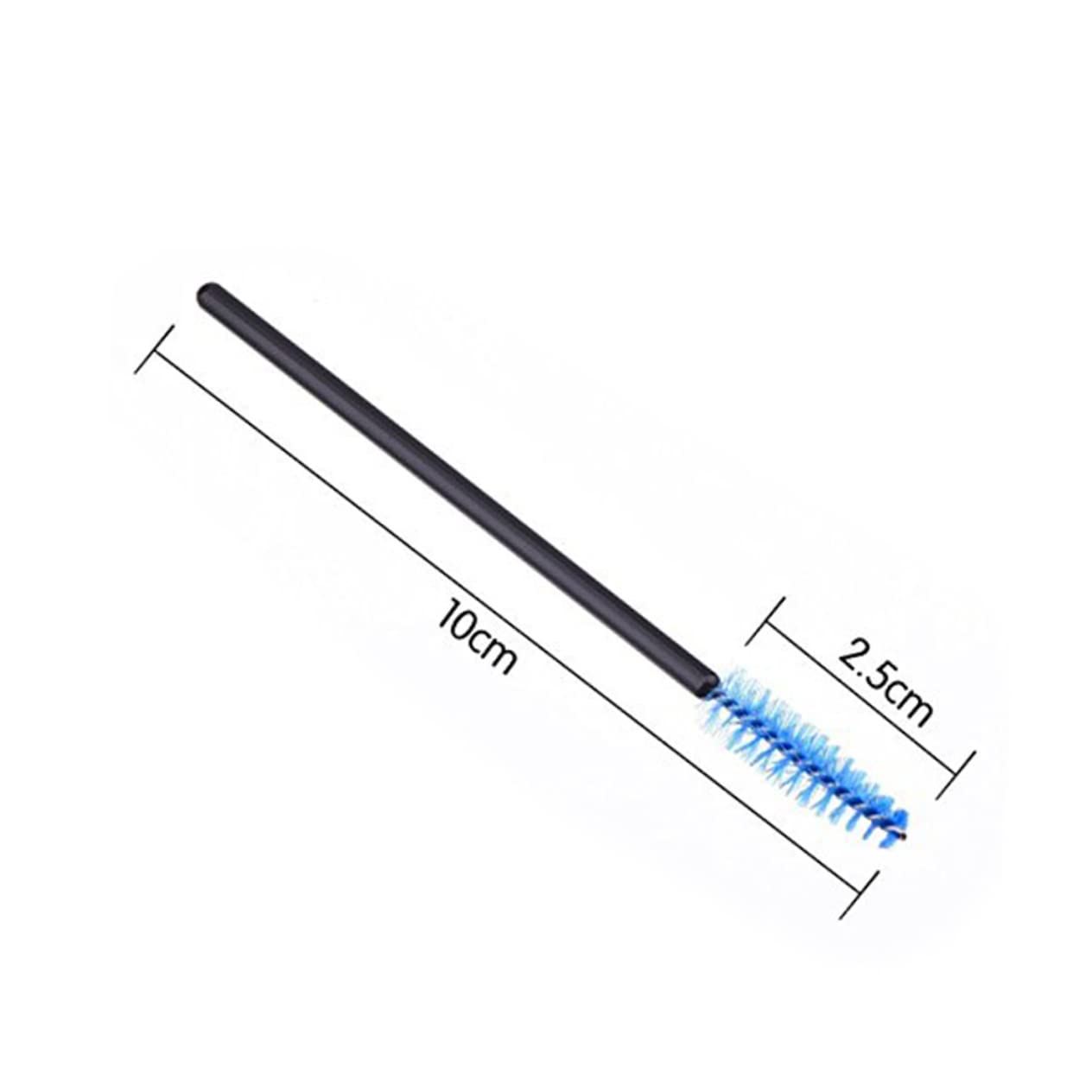 FRCOLOR 300pcs Eyelash Mascara Brushes Kit Eyelash Curlers Comb Wand Tube for Makeup