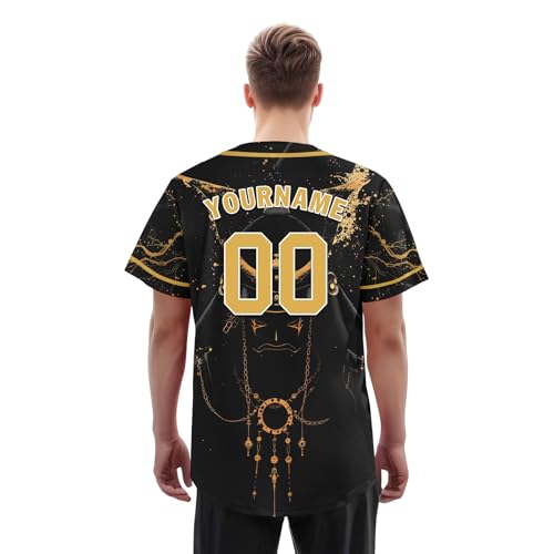 Camiseta personalizada de béisbol con estampado de dragón para hombres, mujeres y jóvenes, con nombre y número, transpirable y de secado rápido miniatura 7