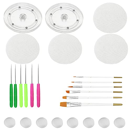 TOSPARTY Decorating Kit with 2 Turntables