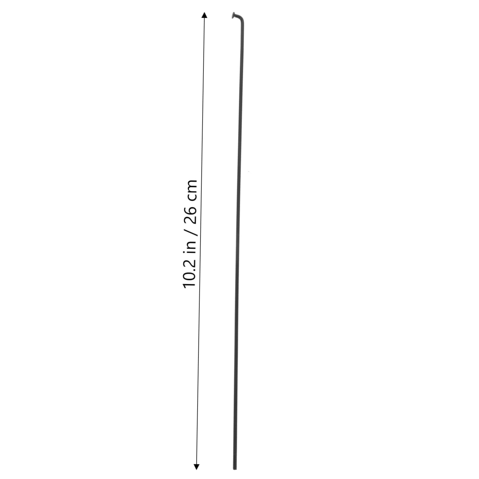 Gogogmee 36Sets Steel Spokes and Nipples for Mountain Bikes J Bend Design Durable Bike Spokes Compatible with Bicycles for Custom Wheel Builds