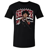 500 LEVEL Shaedon Sharpe Portland Trail Blazers Shirt - Shaedon Sharpe Portland Trail Blazers Cartoon WHT (Black, Large)