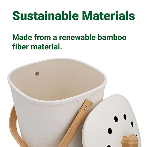 Reotemp-Bamboo-Fiber-Kitchen-Compost-Bin-White