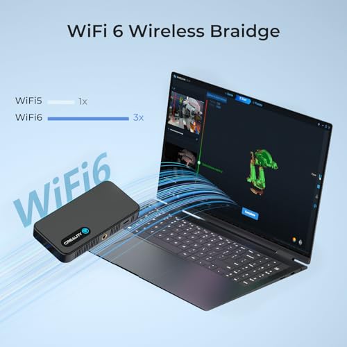 creality cr-scan ferret pro 3d scanner for printing 01mm accuracy amp 60fps wireless scanning with wifi6anti-shake full-color handheld scanner compatible with winmaciosandroid