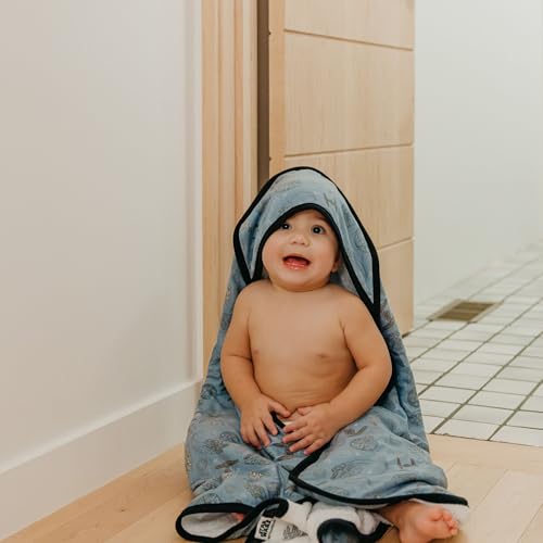 Image of Copper Pearl Premium Knit Hooded Bath Towel Starships
