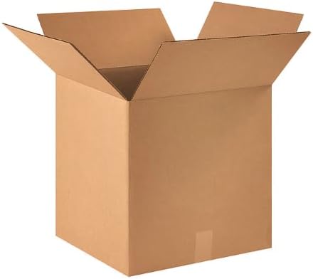 25 Pack 16 x 16 x 16 Corrugated Cardboard Boxes For Packing, Shipping, or Moving