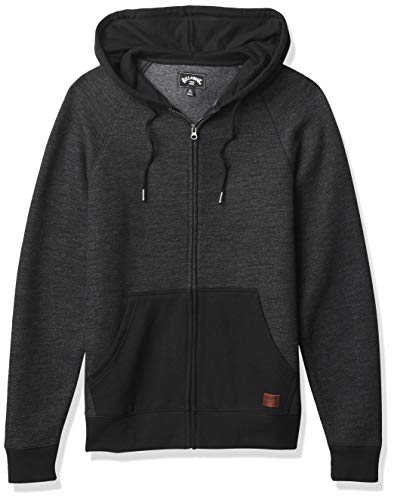 Billabong Men's Balance Zip Hoodie, Black, L